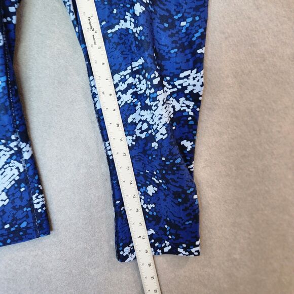 Womens Nike Dri-Fit‎ Legend Legging Recycled Poly Drift 3/4 Crop  Blue Pattern - Picture 8 of 14